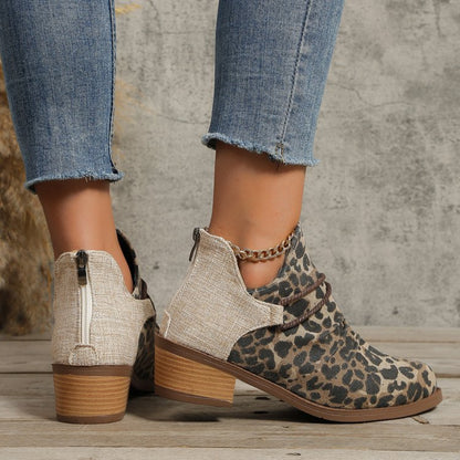 Classic Contrast Canvas Low-Top Boots